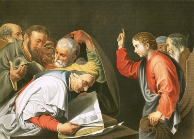 المسيح بين الأطباء بواسطة Jusepe de Ribera