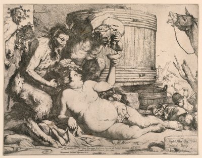 Silenus سكران بواسطة جيوفاني أورلاندو