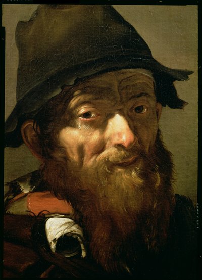 رأس لرجل عجوز ، تفاصيل صورة لرجل عجوز بزيت بصل على قماش من التفاصيل 91076 بواسطة Jusepe de Ribera