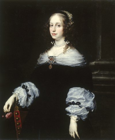 صورة للكونتيسة تيريزا دادلي من كاربيجنا ، 1654 بواسطة جوستوس سوسترمانز