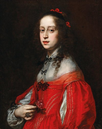 صورة لماريا ليوبولدين من النمسا-تيرول 1632-1649 ، إمبراطورة الإمبراطورية الرومانية المقدسة. بواسطة جوستوس سوسترمانز