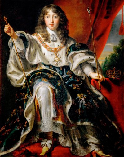 لويس الرابع عشر ، ملك فرنسا (1638-1715) في رداء التتويج بواسطة جوستوس فان إجمونت