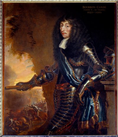 صورة كاملة الطول لغراند كوندي ، لويس الثاني أمير بوربون (بوربون كوندي) (1621-1686) - رسم لجوست ديجمونت (جوستوس فان إيغمونت) (1601-1674) إي سي فل بواسطة جوستوس فان إجمونت