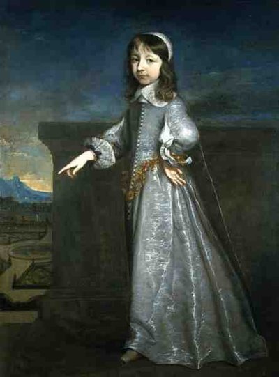 صورة لدوك دورلينز كفتى صغير (1640-1701) (زيت على لوحة) بواسطة جوستوس فان إجمونت