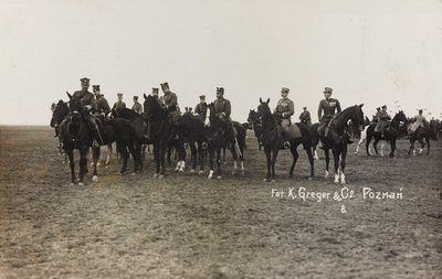 ألبوم Jack Bosio - War Campaign 1917-1920: Mission Military in Poland (Warsaw - Posen) March-April 1919، a horse battery in Posen (Poznan)، 03-041919 بواسطة K. Greger