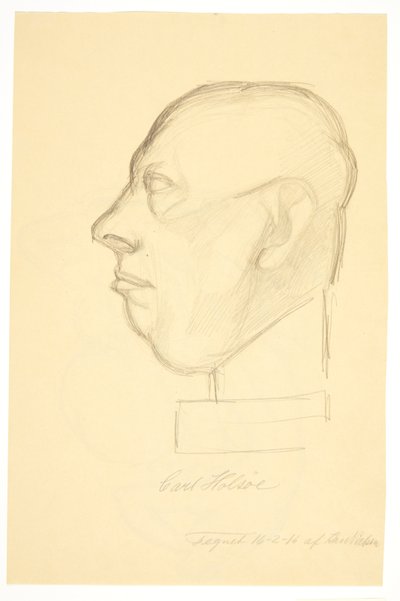 صورة للرسام كارل هولسو (1863-1935) بواسطة كاي نيلسن