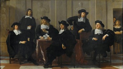 حكام Spinhuis و Nieuwe Werkhuis، أمستردام حكام Spinhuis (دار التصحيح) و Nieuwe Werkhuis (دار العمل الجديدة) في أمستردام، 1669 بواسطة كاريل دو جاردين