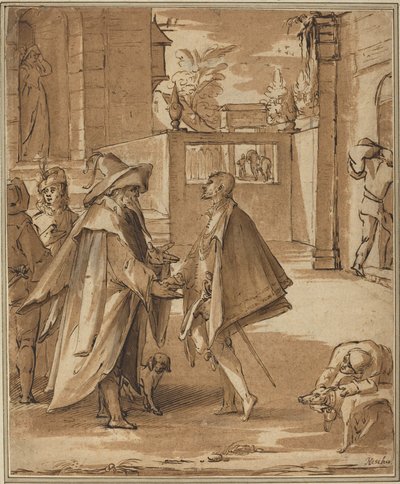 نياحة الابن الضال بواسطة Karel van Mander I