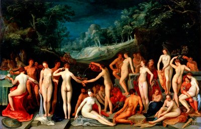 حديقة الحب ، 1602 بواسطة Karel van Mander I