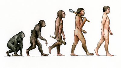 تطور الإنسان بواسطة كارين Humpage