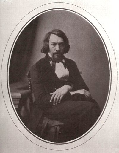 أليكسي ستيبانوفيتش خومياكوف ، الشاعر الديني الروسي ، c1858 بواسطة كارل أوجوست بيرجنر
