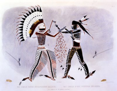 فاكس من لوحة هندية ، 1843-1844 بواسطة كارل بودمر