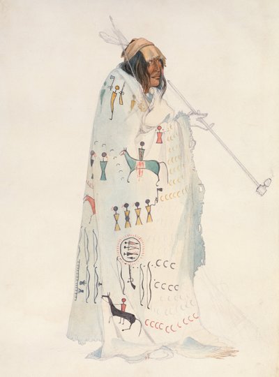 Piegan Blackfeet Man بواسطة كارل بودمر