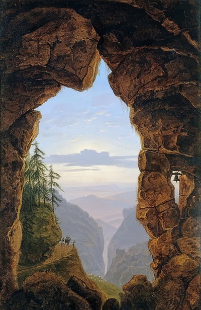 Felsentor. 1818 بواسطة كارل فريدريش شينكل