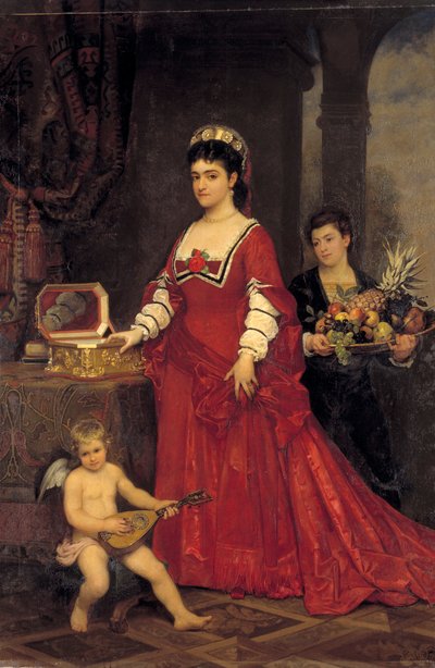 أديلينا باتي 1843-1919 ، 1860-1880. بواسطة كارل فريدريش شتاينهاردت