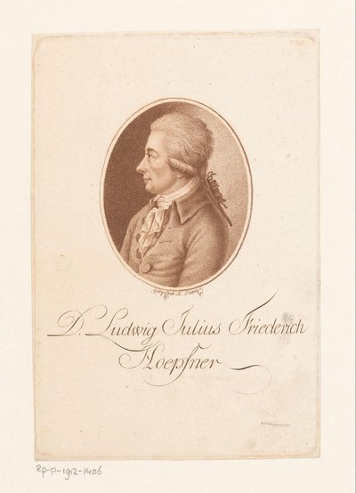 صورة لودفيج هوبفنر بواسطة كارل جويبفيرت