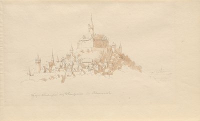 قلعة Lindenfels بالقرب من Weinheim في Odenwald بواسطة كارل جوليوس فون ليبولد