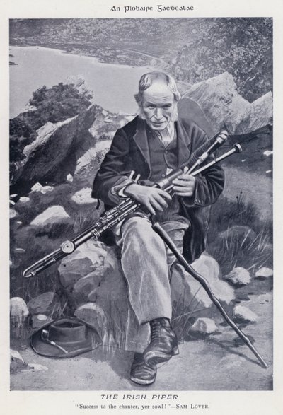 الزمار الأيرلندي (صورة b / w) بواسطة كارل كارلوفيتش بيراتسكي