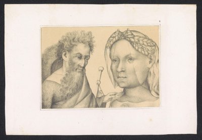 Jakobus de Meerdere en vrouw تصاميم ودراسات من قبل سيد هولندي من القرن الخامس عشر. قرن. بناءً على النسخ الأصلية المحفوظة في المكتبة الملكية في برلين (عنوان السلسلة) بواسطة كارل بالزوف