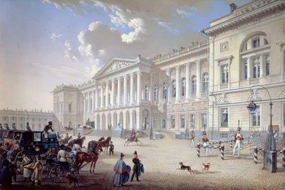 قصر ميخائيلوفسكي ، سانت بطرسبرغ ، 1832 بواسطة كارل بافلوفيتش بيغروف