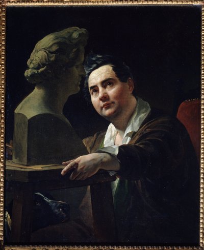 "" صورة للنحات إيفان فيتالي (1794-1855) "" لوحة لكارل بريولوف (بريولوف) (1799-1852) 1836-1837 معرض الدولة تريتياكوف ، موسكو بواسطة كارل بافلوفيتش بريولوف
