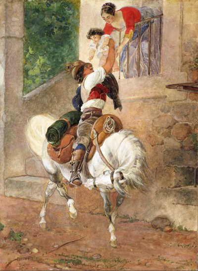 عودة منزل الراعي الروماني ، 1851-1852. بواسطة كارل بافلوفيتش بريولوف