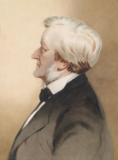 صورة الملحن ريتشارد فاجنر 1813-1883 ، ج. 1913 بواسطة كارل فيلهلم ديفينباخ