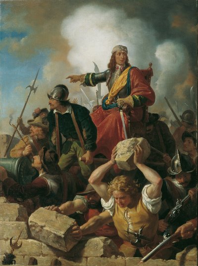دفاع فيينا ضد الأتراك عام 1683 بواسطة كارل فون بلاس