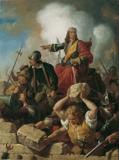 دفاع فيينا ضد الأتراك ، 1683 ، 1865. بواسطة كارل فون بلاس