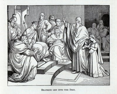 أدت بياتريس إلى النظام الغذائي ، 1882 بواسطة كاسبار أورتيل