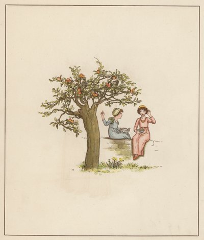 رسم توضيحي لكيت غريناواي لـ The Pied Piper of Hamelin بواسطة روبرت براوننج (لون ليثو) بواسطة كيت (بعد) غريناواي