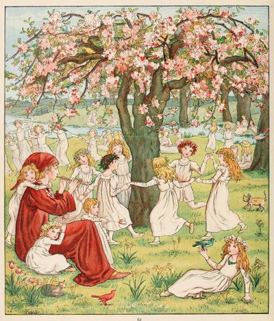 كيف سُرق أطفالهم بعيدًا ، من The Pied Piper of Hamelin ، حانة. 1888. بواسطة كيت غريناواي