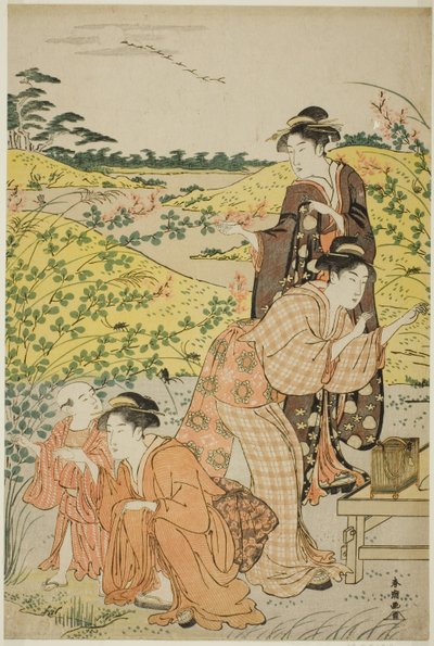 حفلة نزهة بواسطة Katsukawa Shuncho