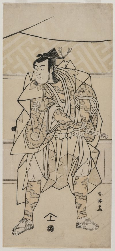 Ichikawa Monnosuke II بصفته ساموراي بواسطة كاتسوكاوا شوني