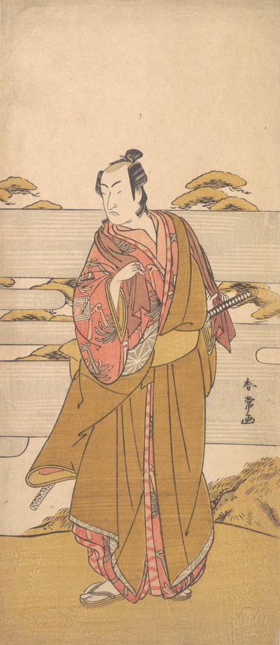 Ichikawa Monosuke II ، حوالي 1790. بواسطة كاتسوكاوا شونجو