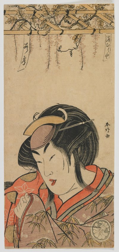 Hamamuraya Roko (Segawa Kikunojo III) فترة إيدو ، أواخر الثمانينيات من القرن التاسع عشر (طبعة خشبية ملونة) بواسطة كاتسوكاوا شونكو