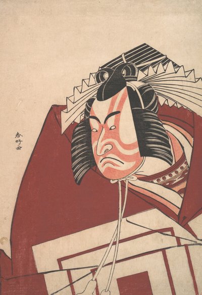 Ichikawa Danjuro V in a Shibaraku Performance ، حوالي عام 1789. بواسطة كاتسوكاوا شونكو