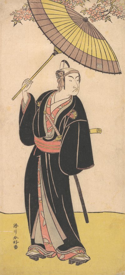 Ichikawa Monosuke III in the Role of the Otokodate Sukeroku ، حوالي 1786. بواسطة كاتسوكاوا شونكو