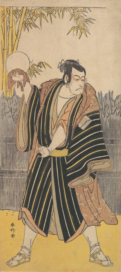 ممثل كابوكي إشيكاوا دانجورو الخامس ، حوالي 1788-90. بواسطة كاتسوكاوا شونكو