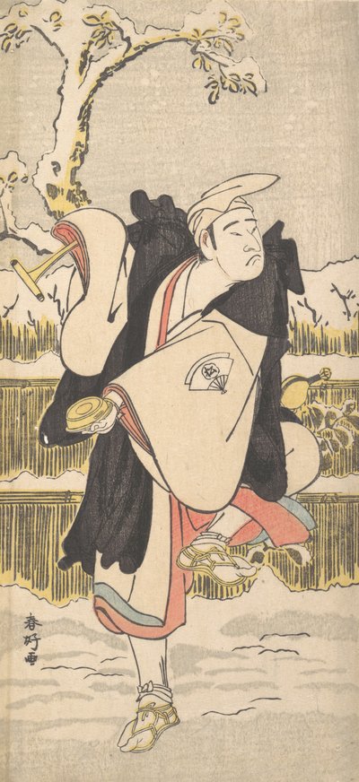 Onoe Matsusuke كراهب Kannen-Butsu أو راهب بوذي متسول ، حوالي عام 1790. بواسطة كاتسوكاوا شونكو