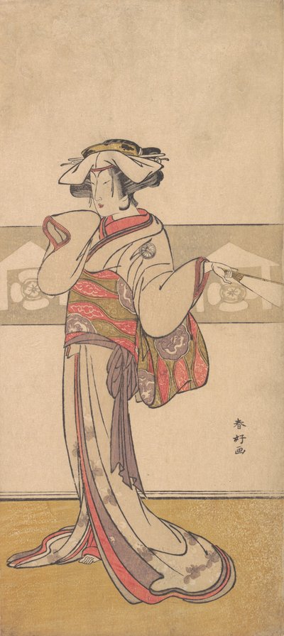 Segawa Kikunojo III in the Role of Oiso no Tora ، حوالي عام 1790. بواسطة كاتسوكاوا شونكو