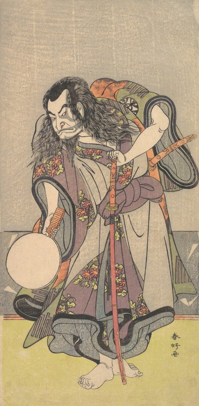 أول ناكامورا ناكازو بصفته ساموراي ، كاليفورنيا. 1780. بواسطة كاتسوكاوا شونكو