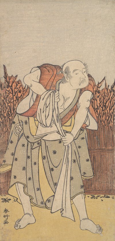 ناكامورا سوكيجورو الثاني كرجل عجوز ، كاليفورنيا. 1788. بواسطة كاتسوكاوا شونكو