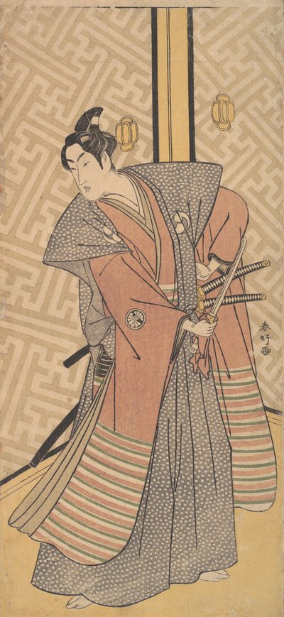 الثالث Segawa Kikunojo في دور Oboshi Rikiya ، 1787. بواسطة كاتسوكاوا شونكو
