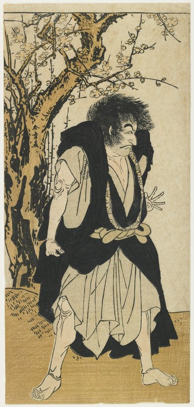 Ichikawa Danjuro V As Temonk Wantetsu بواسطة كاتسوكاوا شونشو