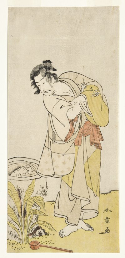 Ichikawa Dan Juro V من دفع الشاي بواسطة كاتسوكاوا شونشو