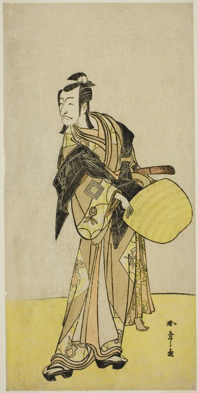 الممثل Ichikawa Danjuro V في دور Kakogawa Honzo ، من مسرحية "Kanadehon Chushin Nagori no Kura" ، تم عرضها في مسرح Nakamura في الشهر التاسع ، 1780 بواسطة كاتسوكاوا شونشو