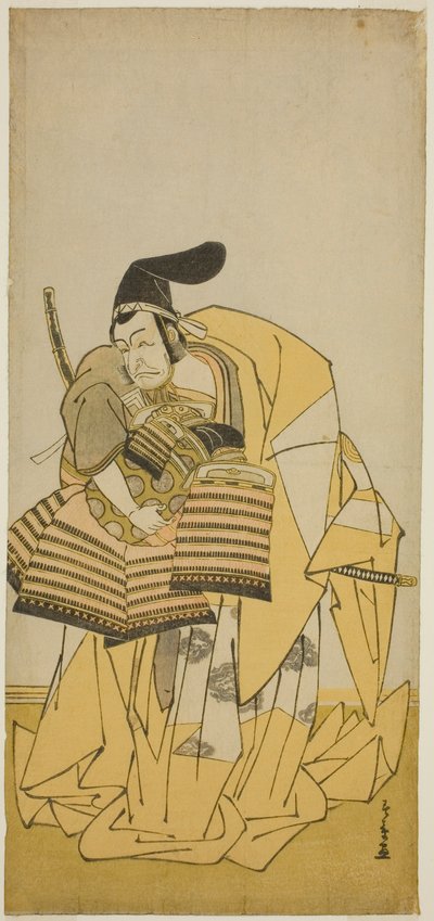 صبغة العنب Ichikawa جيدة مثل Kusudo Saemon Suketsune Te Pay Camry الكلمات المتعلقة بالأسلاف ، Perfor Med At Te Ichimura Te Ichimura Te First Month ، 1776 بواسطة كاتسوكاوا شونشو