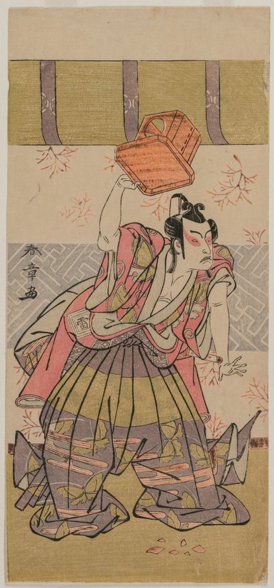 الممثل إيشيكاوا رايزو مثل سوجا نو غورو ، منتصف 1770s. بواسطة كاتسوكاوا شونشو
