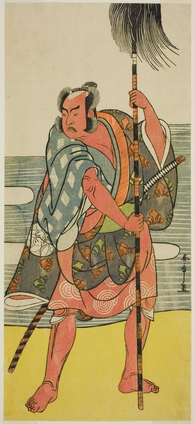 Ichimura Uzaemon Ichimura Ichimura Ichimura Ichimura Uzaemon Ichimura Ichimura Ichimura Te Pay Old Man Snow Model، 1781 بواسطة كاتسوكاوا شونشو